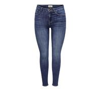 ONLY Jean Skinny ONLPOWER Taille Moyenne Skinny Fit Jeans Dark Blue Denim M 30 Dark Blue Denim M / L30