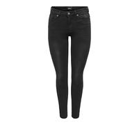 Only Jean ONLWAUW Mid SK BJ1097 Noos Noir délavé Taille M/30 Femmes