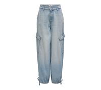 ONLY Jeans cargo 'ONLPERNILLE' bleu denim, Taille 28 Longueur 32