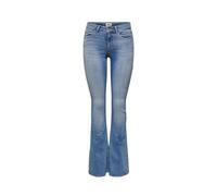 ONLY ONLBLUSH Taille Moyenne Flared Fit Jeans | Flared Fit, Casual, Température maximale 30°C programme normal