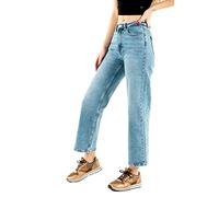 CMP ONLJUICY Life HW Wide Leg NAS365 Noos Jeans, Denim Bleu médium, 30 Femme