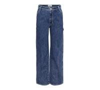ONLY Jeans ONLWEST pour Femme, Coupe Droite, Taille Haute, Coupe Droite, Denim Bleu médium, 28W / 30L