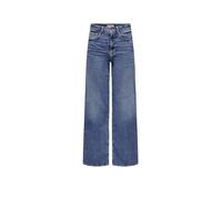 Only Jean ONLMADISON Blush CRO372 Noos Taille haute Coupe large Denim bleu moyen S / 34L EU