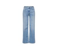 Only Jeans Onlmadison – denim taille haute coupe large – Bleu clair Taille L Long 34