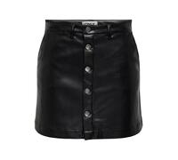 Only ONLAMAZING-Liora HW Jupe en Faux Cuir PNT, Noir, M