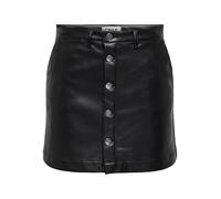 ONLY Jupe en Cuir ONLAMAZING-Liora Jupe Courte Black, S, Black, S