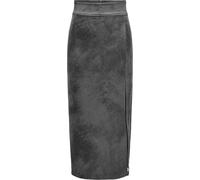 Only Jupe en similicuir Gris : Taille - S Taille : S