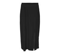 ONLY Jupe Longue à Taille Haute pour Femme avec Bande élastique et Fentes latérales, Couleurs:Noir-3, Taille:XS