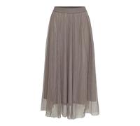 ONLY Jupe Maxi pour Femme Taille élastique et Design Plissé Élégant et Confortable, Couleurs:Marron, Taille:L