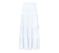 ONLY Onlmay Life Maxi Skirt JRS Jupe, Blanc éclatant, XS Femmes