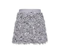 ONLY Jupe 'ONLPaola' gris / argent, Taille 36