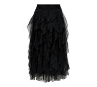 ONLY Jupe 'ONLSky' noir / argent, Taille 34