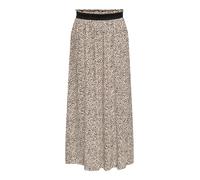 ONLY Jupe 'ONLVenedig' beige foncé / noir, Taille 42