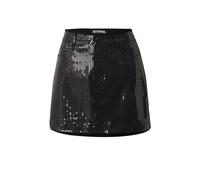 ONLY Onlzera MW Jupe Courte XT PNT, Noir/détails : Sequins foncés, M Femmes