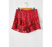 only jupes fille de couleur rouge