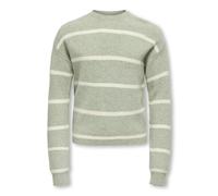 ONLY GIRLS Pull-over 'KOGFranca' crème / vert pastel, Taille 146-152