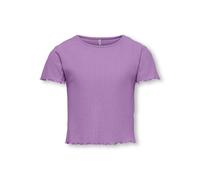 Only & Kids O-Neck Top Kognella Noos JRS S/S Haut à col Rond, Violette Africaine, 158-164 Femmes