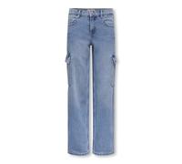 ONLY Kogharmony Wide Cargo PIM Noos Cargo pour Femme, Bleu Jeans Clair, 15 Ans