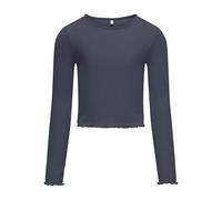 ONLY Kognella JRS Noos Haut à col Rond L/S, Bleu Gris, 158-164
