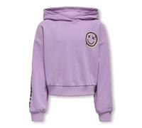 ONLY Kogsmile Life L/S Hood Ub SWT Noos Maillot de survêtement, Violette Africaine, 122-128 Femme
