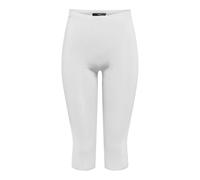 ONLY Legging Basique pour Femme avec Taille Haute et Taille élastique, Blanc., XS