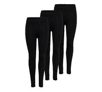 Only Legging pour femme, 3 x noir., XL
