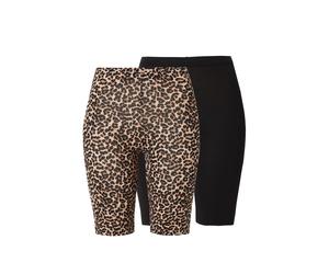 ONLY Leggings 'ONLLIVE LOVE' beige / marron / noir, Taille S