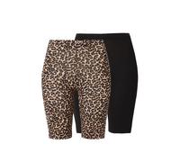 ONLY Leggings 'ONLLIVE LOVE' beige / marron / noir, Taille XS