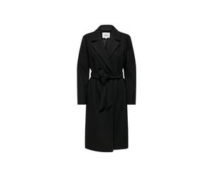 Only - Life Wrap Coat - Femme - Manteaux - Noir - Taille: 40 FR