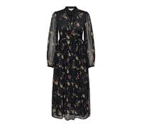 ONLY Long Dress Onleliza Life Ls Robe Longue WVN, Noir, XL Femmes