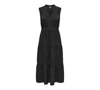 ONLY Long Dress Solid Onlnova Life Elite Uli Robe Longue Unie, Noir, L Femmes