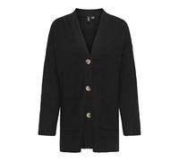 ONLY Loose Onlibi Ls Rib Cardigan Ample CC KNT, Noir, M Femme