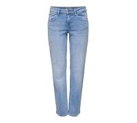 ONLY Low Waist Straight Onllopez Tai476 Taille Basse Droite DNM, Bleu Jeans Clair, 27W / 32L Femmes