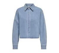 Only - Maggie May Denim Shirt - Femme - Blouses et Chemises - Bleu - Taille: 38 FR