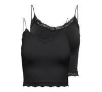 ONLY Maillot de corps 'ONLVICKY' noir, Taille XS-S