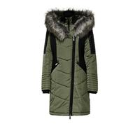 ONLY Manteau d’hiver 'ONLNew Linette' olive / noir, Taille XS