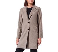 ONLY Manteau Femme Couleur unie, Caribou, XS