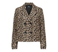 ONLY Manteau mi-saison 'ONLFREJA NANCY' beige foncé / brocart / noir, Taille XS