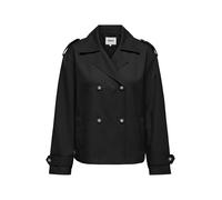 ONLY Onlhannah Short Trenchcoat OTW Trench Court, Noir, L Femmes