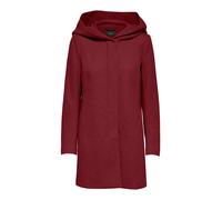 ONLY Manteau mi-saison 'ONLSEDONA' rouge rubis, Taille XS