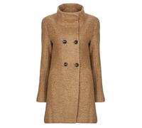Manteau femmes Only ONLNEWSOPHIA WOOL Marron EU M