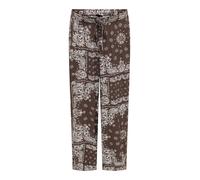 Only Maternity Pantalon 'OLMKavi Ambel' chocolat / blanc, Taille 44