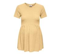 Only Maternity T-shirt 'MALAYA' jaune, Taille L