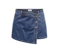 ONLY Mini Jupe ONLLESLY pour Femme, Bleu foncé Denim, XS