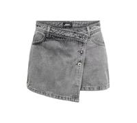 ONLY Mini Jupe ONLLESLY pour Femme, Gris Clair Denim, M