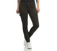 ONLY Missouri Pantalon Cargo Skinny avec Manchette Cheville, Colophane, 36W / 30L