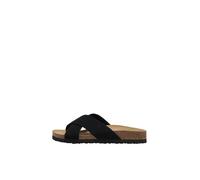 ONLY Femme Onlmaxi Madison-1 Cross PU Nubuc Slipon, Noir, 39 EU