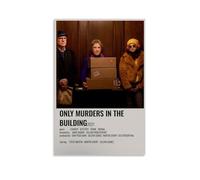Only Murders in The BuildingDécoration murale moderne haute définition imprimée multi-scènes pour peintures murales imperméables dans les salons, chambres, bureaux et salles de bains 30 x 45 cm sans