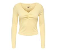 ONLY Neck Onlbetty Life L/S Scallop Col en V CC JRS, Sunlight, S Femmes