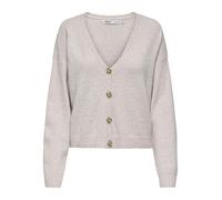 ONLY Neck Onlrica Life L/S Cardigan à col en V KNT Nca, Taupe, XL Femme